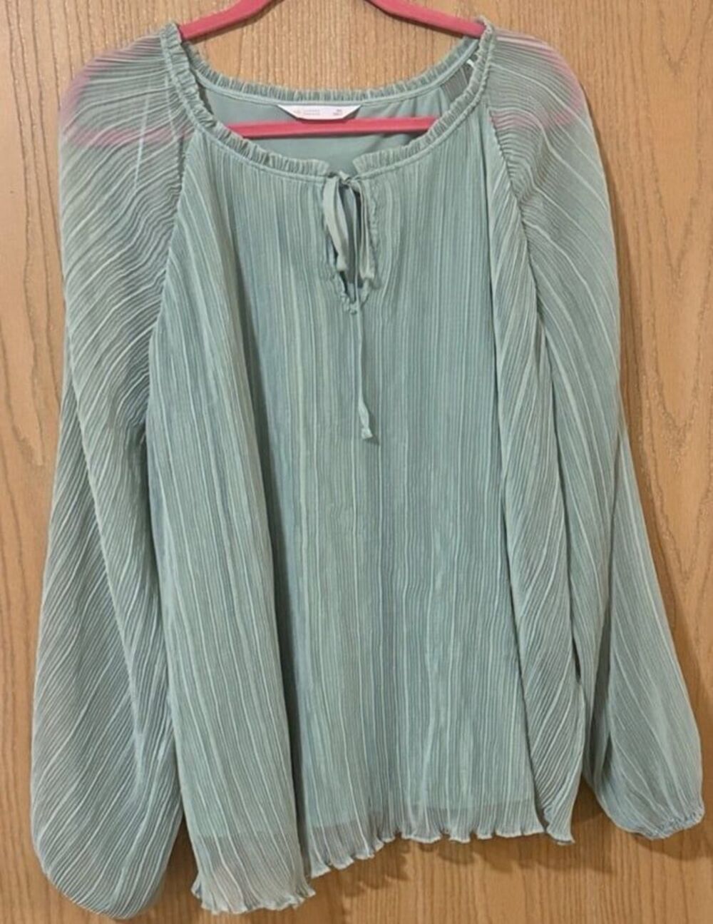 Lauren Conrad Sage Green Peasant Blouse | NWOT